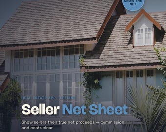 Real Estate Seller Net Sheet Calculator | Offline PDF App