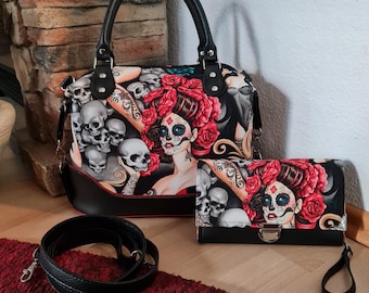 Tasche mit La Catrina Motiv