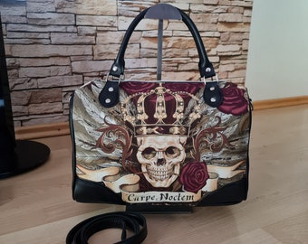 Sac avec motif tête de mort