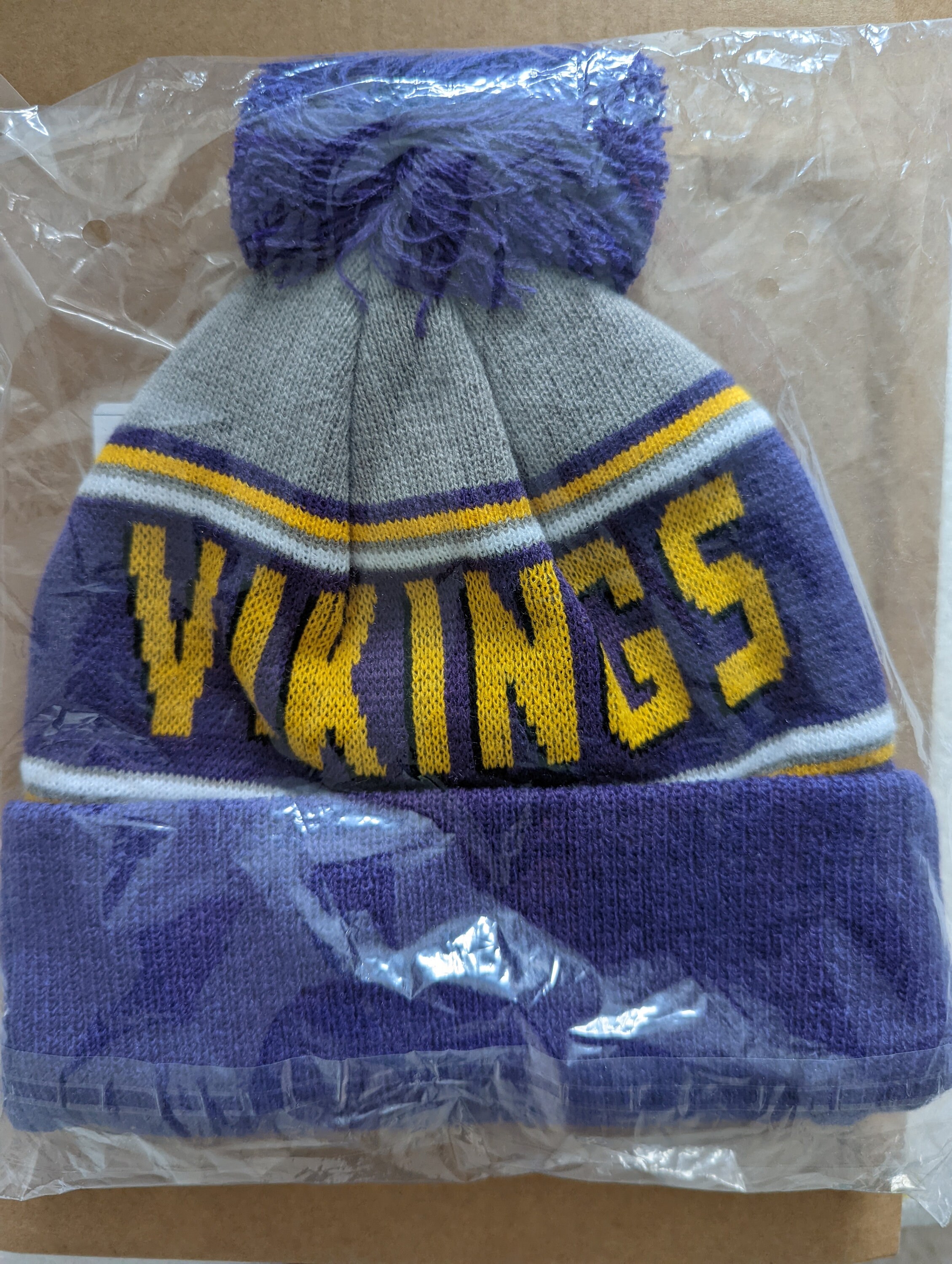 minnesota vikings bobble hat