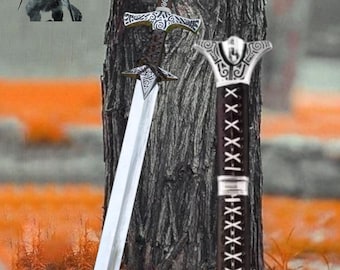 Skyrim Sword Replica, Cosplay Requisite mit Gravur, Großschwert, Langschwert, Doppelhandschwert König, Geschenk für Ihn, für Vater