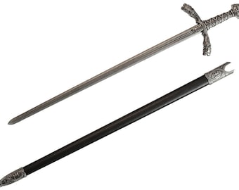 Handgeschmiedete Skyrim Schwert-Replik, Edelstahl Display Schwert