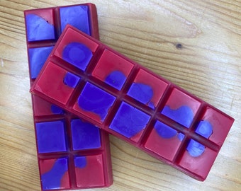 Wax Melts Black Plum & Rhubarb Wax Melt Snapbar | Home Fragrance | Wax for Burners | Handmade Wax Melts | Hampshire Maker | Small Business