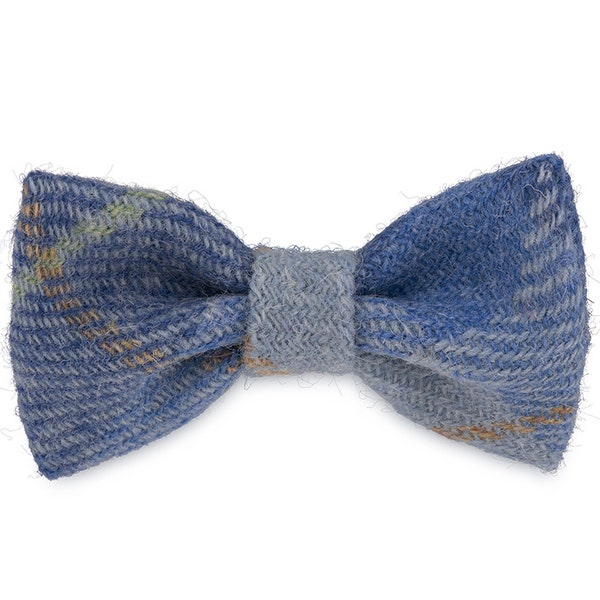 Stanley's Sky Dog Bow Tie in Harris Tweed