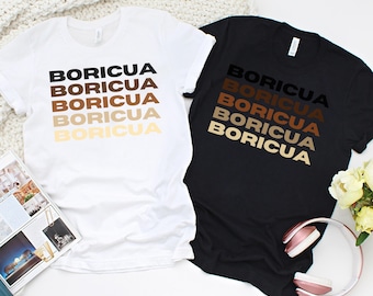 Latina Short-Sleeve Unisex T-Shirt, Boricua, Puerto Rico, Puerto Rican Tee, Hispanic Shirt, Spanish