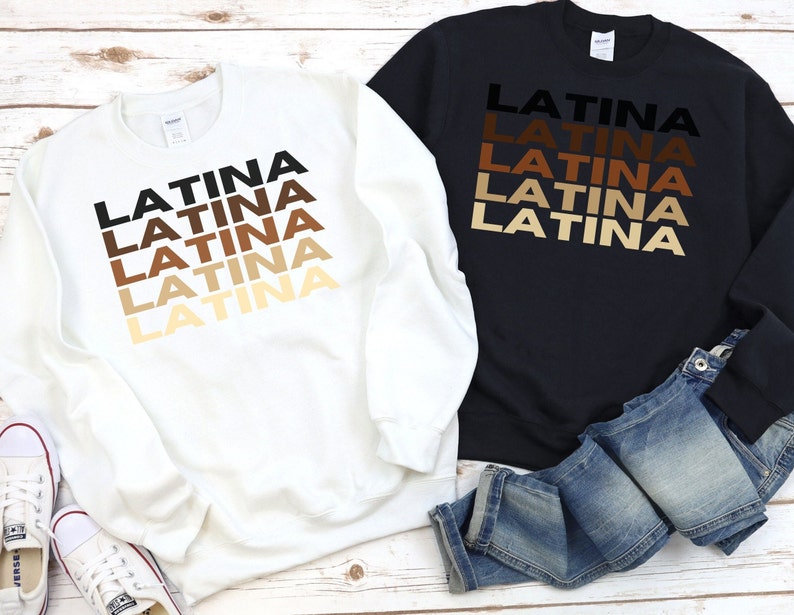 Black Spanish Graphic Tee, Soft Latina T-Shirt, Latina Feminist Shirt, Spanish Tee for Latinas to Express their Heritage Pride, Mexicana Tee image 3