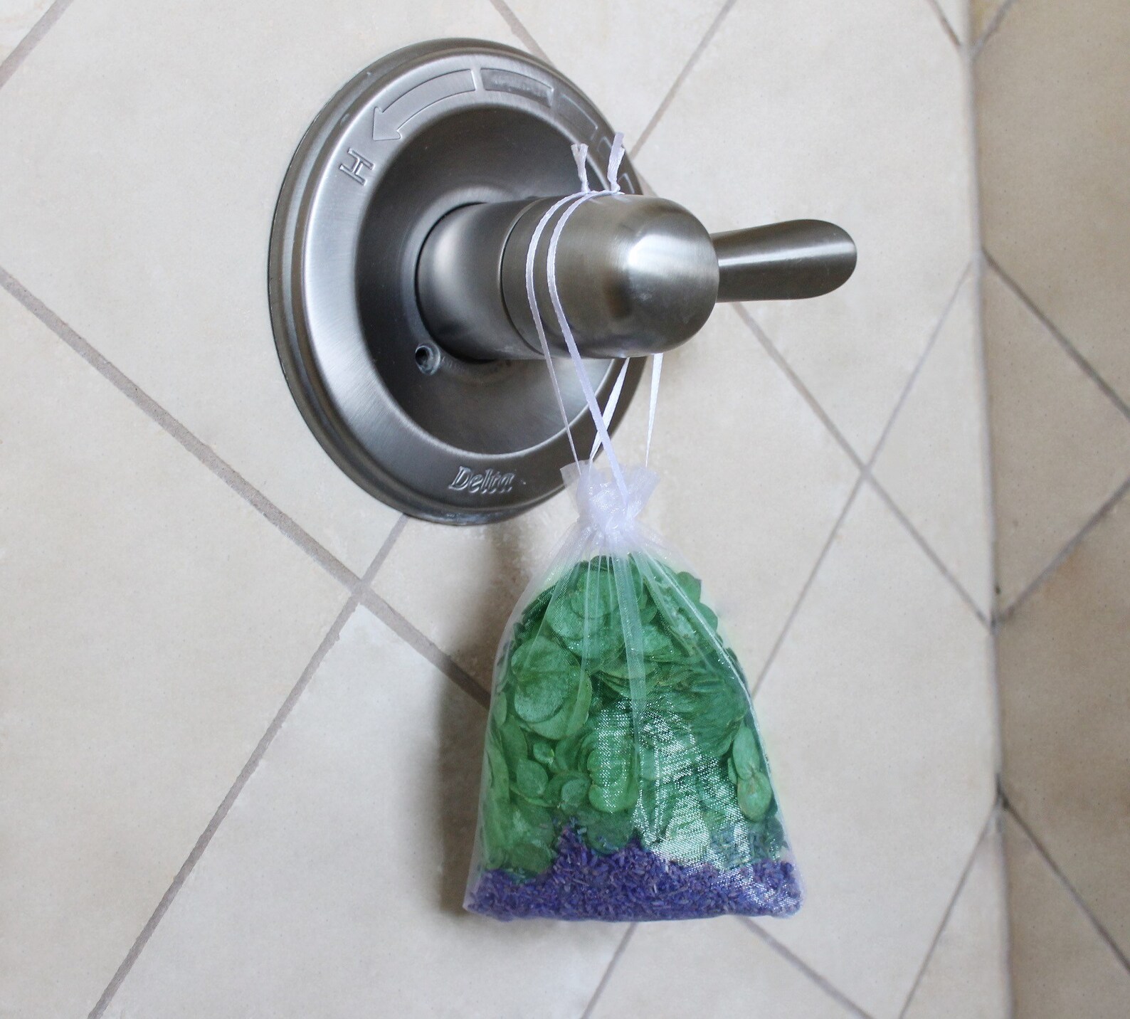 Fresh Eucalyptus & Lavender Potpourri Shower Bath Pouch Etsy