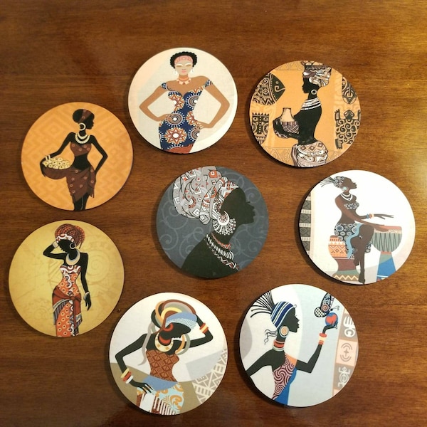 Elevate Your Table Setting with Authentic African Themed Table Coasters!