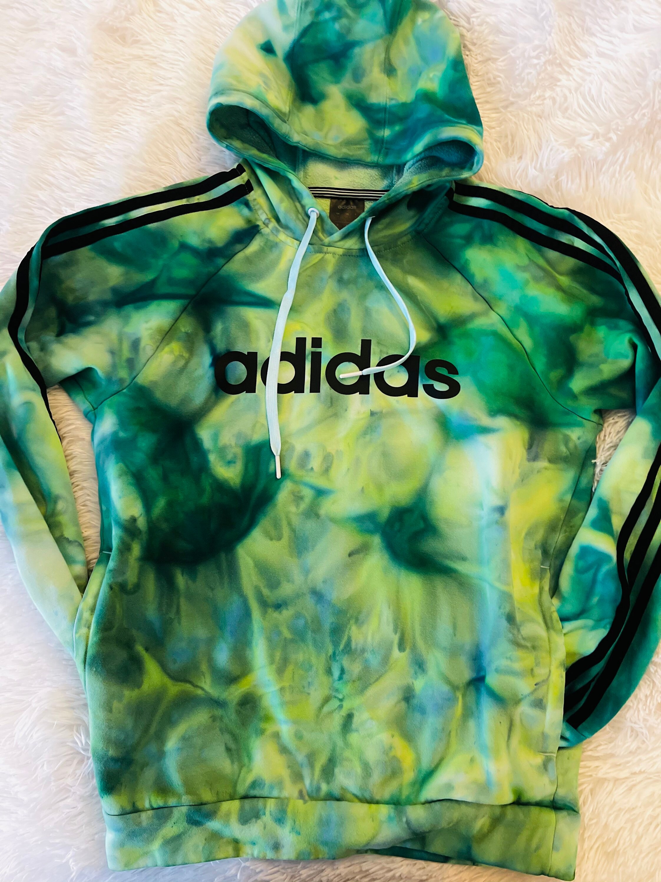 emerald green adidas hoodie