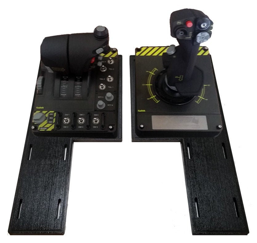 Logitech/Saitek x55/56 HOTAS Gaming Chair Armrest Holders Etsy