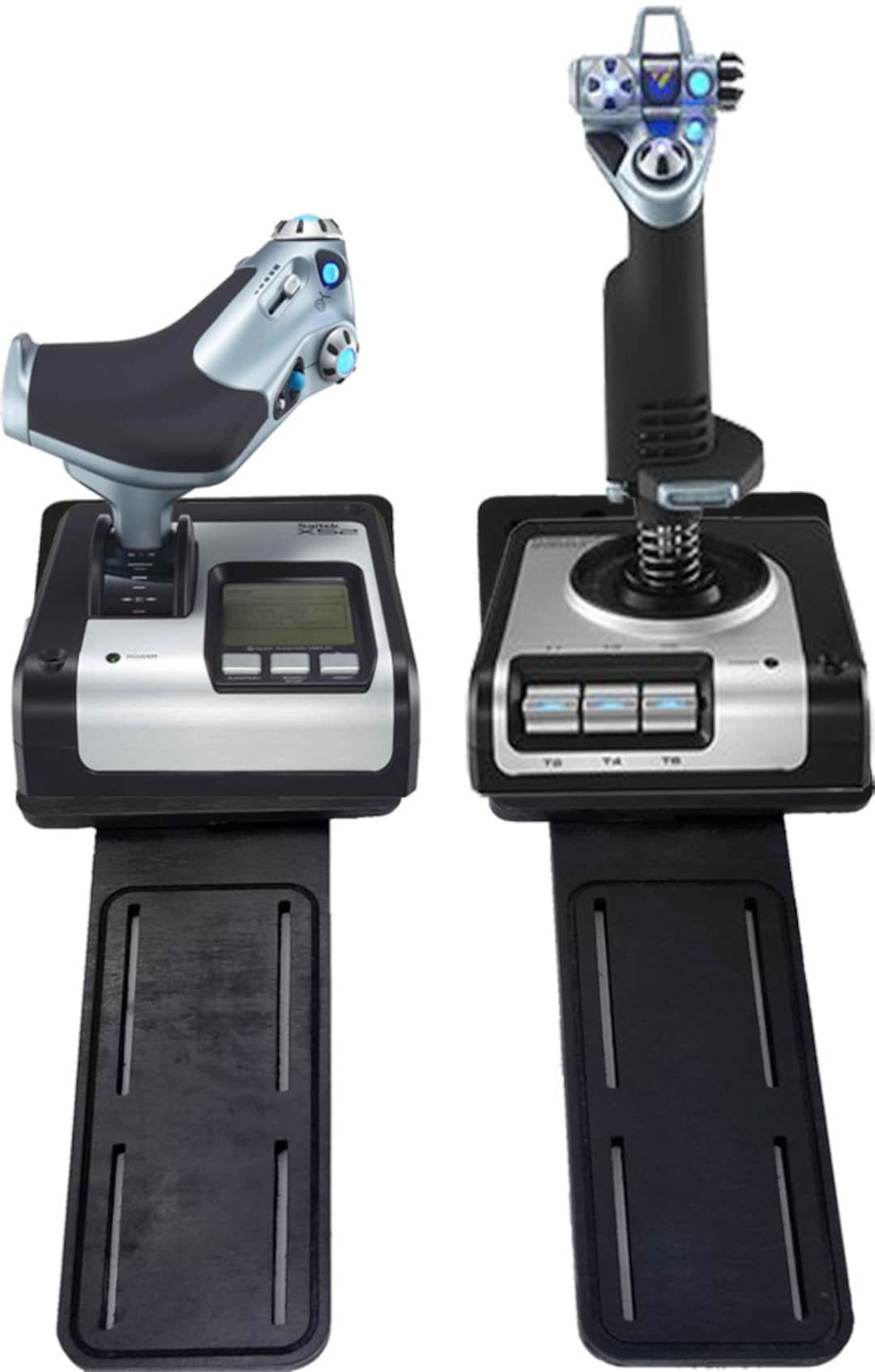 Logitech X52 HOTAS Gaming Chair Armrest Holders Etsy