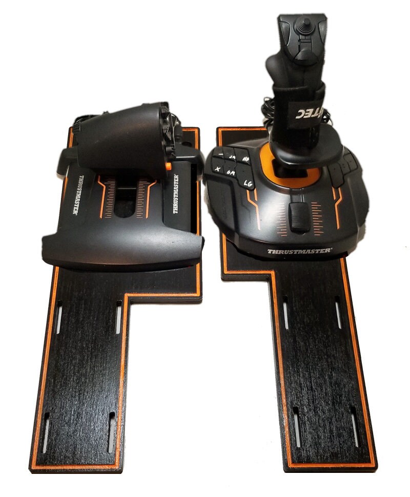 Thrustmaster T16000m HOTAS/HOSAS Gaming Chair Armrest Holders Etsy UK