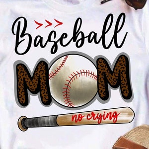 Baseball Mom Png File for Sublimation, Cheetah Leopard Sublimation, Baseball Mama Shirt Png, DTG Designs, Digital Download