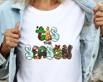 Christmas png files Tis the season christmas png Hand drawn christmas png sublimation designs download Clipart Digital download