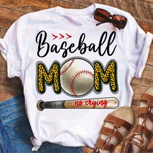 Baseball Mom Png Sublimation Design Cheetah Leopard Baseball Mama Shirt Png File Ready To Press Digital Download, Svg no File