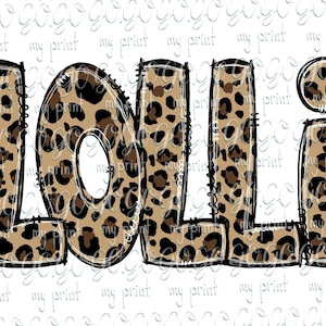 Día de las madres png archivos Lolli png Leopard sublimation designs descargas Cheetah mama Regalo para la abuela Mawmaw Abuela camisa de la abuela