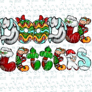 Alphabet png files Christmas alphabet font Christmas numbers png Hand drawn Doodle letters font Alpha sublimation Digital download
