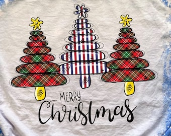 Buffalo Plaid Christmas Tree PNG, Merry Christmas Sublimation Design, Plaid Christmas Clipart, Digital Download