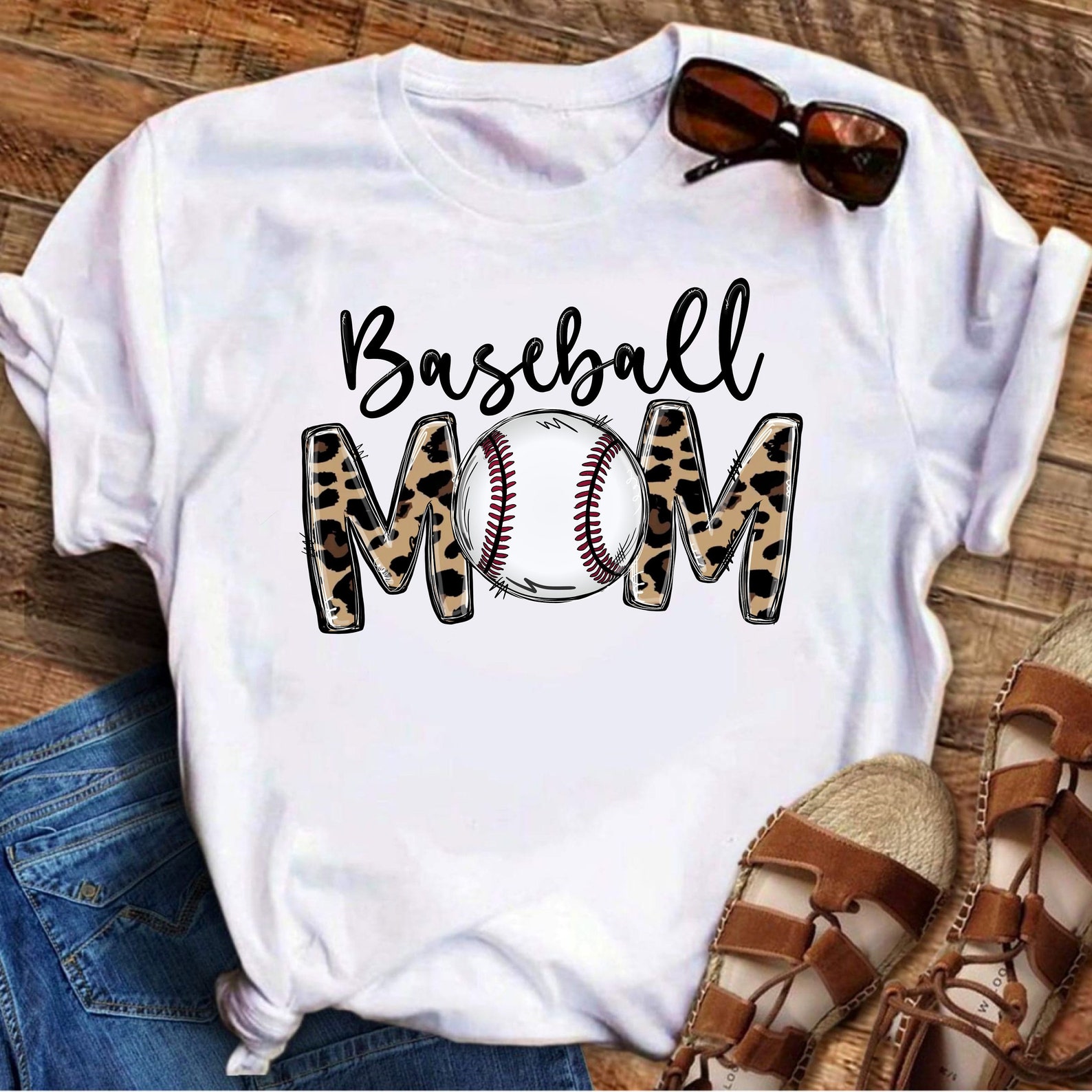 Baseball Mom Sublimation Png Design Download Baseball Mama Etsy