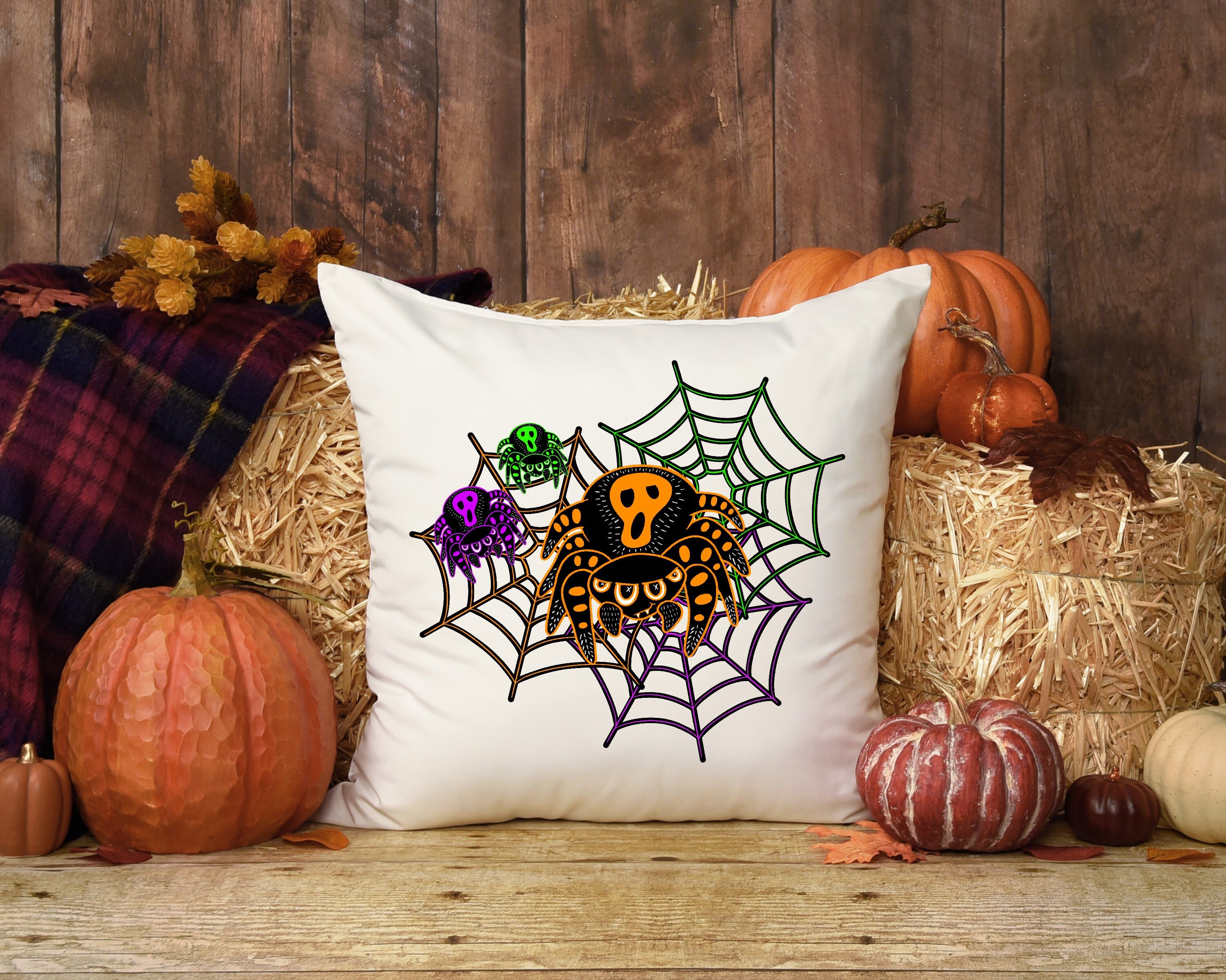Halloween Png Halloween Spider Png Sublimation Designs - Etsy