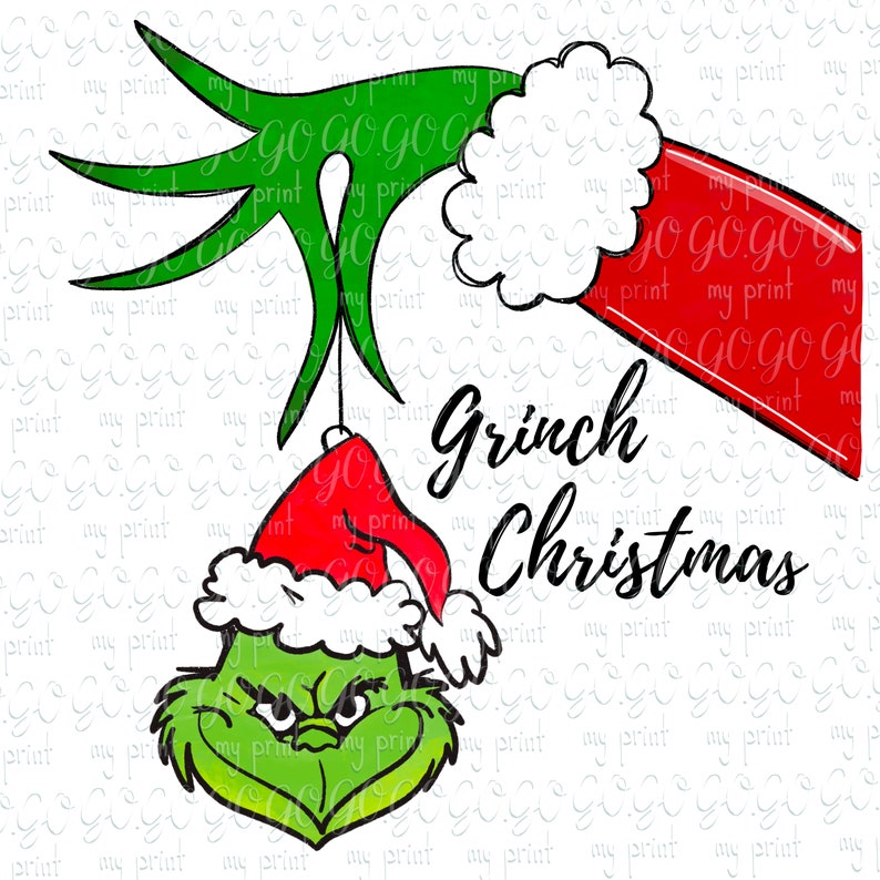 Download Grinch Png Sublimation Designs Grinch Svg Design Hand Etsy
