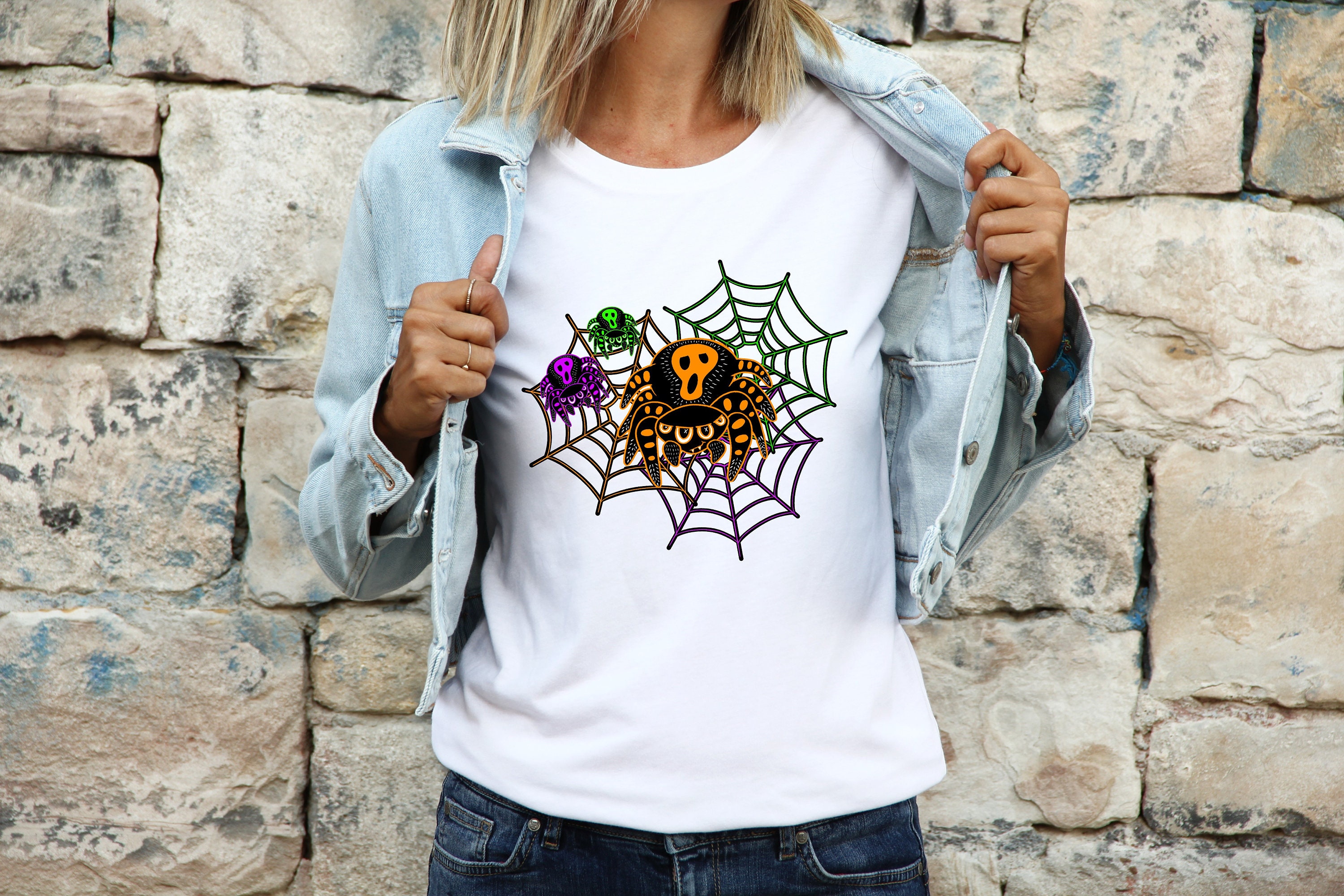 Halloween Png Halloween Spider Png Sublimation Designs - Etsy