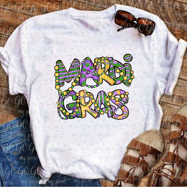 Mardi Gras Png Happy Mardi Gras Beads Png Louisiana Clipart - Etsy
