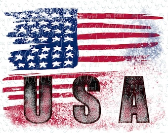 Fourth of July png American flag png files Distressed 4th of July sublimation design USA Patriotic designs America digital downloads