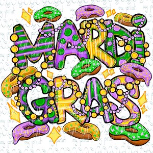 Mardi Gras png Fat Tuesday King cake png Happy Mardi Gras sublimation designs downloads for baby shirts Louisiana clipart