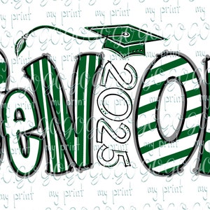 Senior png Senior 2025 png Klasse von 2025 Sublimationsentwürfen