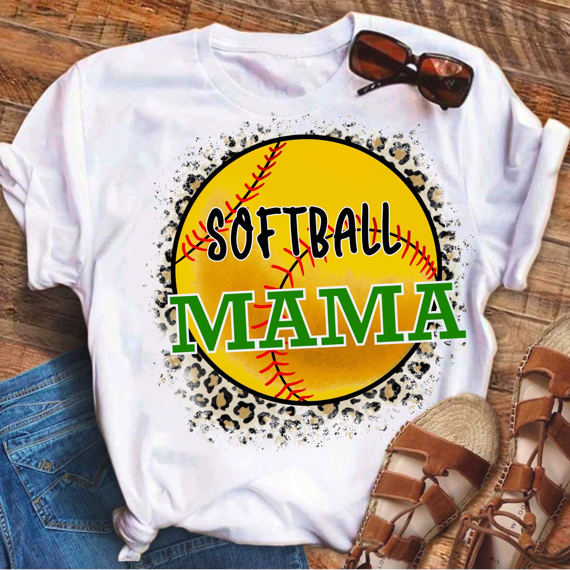 Softball Mom Sublimation Png Designs Softball Mama Png | Etsy