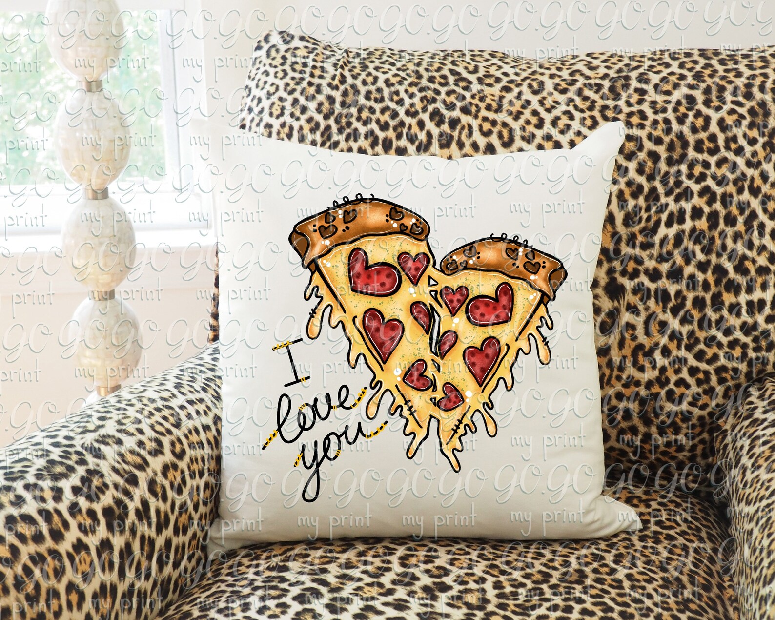 Pizza I Love You PNG Valentine Sublimation Design Pizza Png Etsy