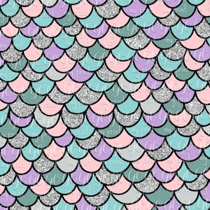 Seamless files Mermaid scales seamless file Mermaid scales background png Seamless pattern Glitter Fish Digital paper Digital download