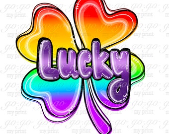 Lucky Clover Png Shamrocks Png St Patrick's Day Png Lucky Sublimation Designs Télécharger Clover Leaf Png svg no file