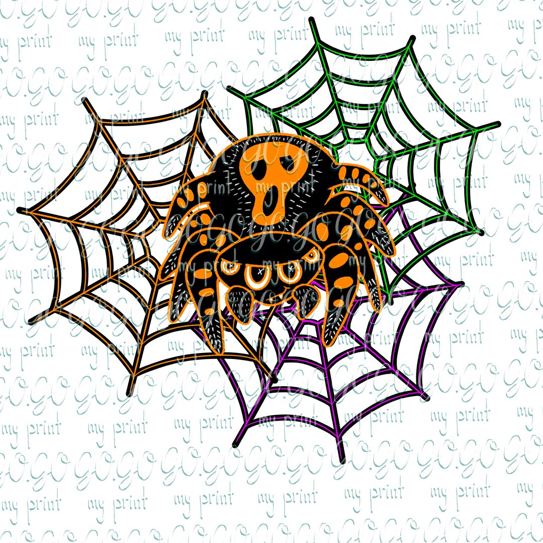 Halloween Png Halloween Spider Png Sublimation Designs Downloads Happy ...