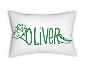 Dinosaur pillow, Custom baby Pillow, Baby boy nursery pillow, Monogram baby pillow, Dinosaur Nursery, Baby name Pillow, Personalized pillow