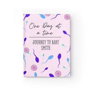 IVF gift, ivf Positivity Planner, ivf care package, IVF Journal, IVF Diary, iui planner, personalized journal, baby planning ,infertility