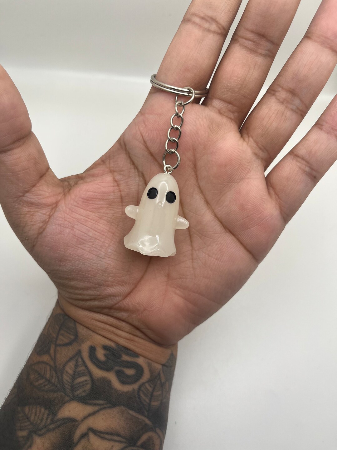 Glow in the Dark Cute Ghost Keychain Halloween Gifts - Etsy