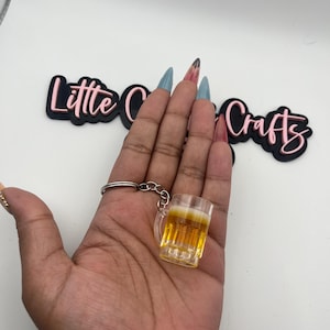 Realistic Miniature, Beer, Keychain, Alcohol, Gifts, Fun, for friend, Beer Lovers, Gift for Dad, Father’s Day, novelty, bartender, bar