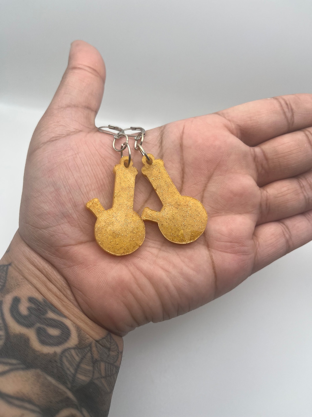 Miniature Bong Earrings, Marijuana Accessories, Pothead Gifts, Gifts