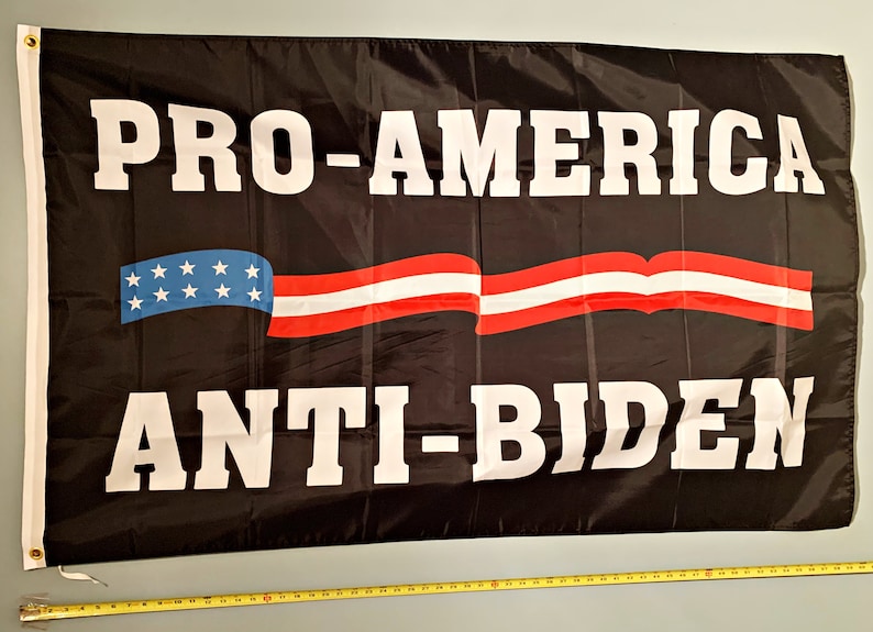 Trump Flag FREE SHIPPING Pro Gun Black Zag 2024 Trump USA Pro America Anti Biden Sign Poster 3x5' 