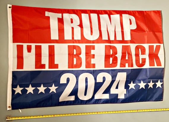 BANDIERA DONALD TRUMP 2024 bandiera Trump 2024 3x5 piedi per interni