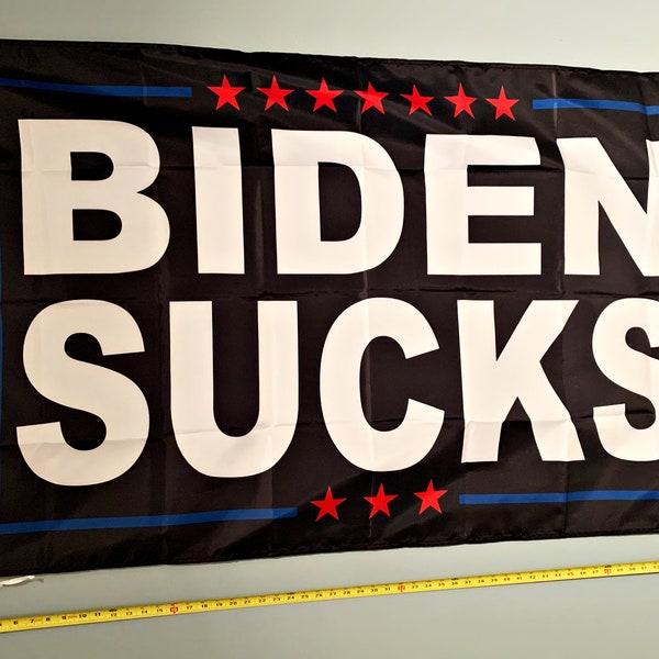 Donald Trump Flag FREE SHIPPING Don Jr Ivanka 2024 Biden Sucks Black Make America Great Again Army Veterans Sign Poster 3x5'