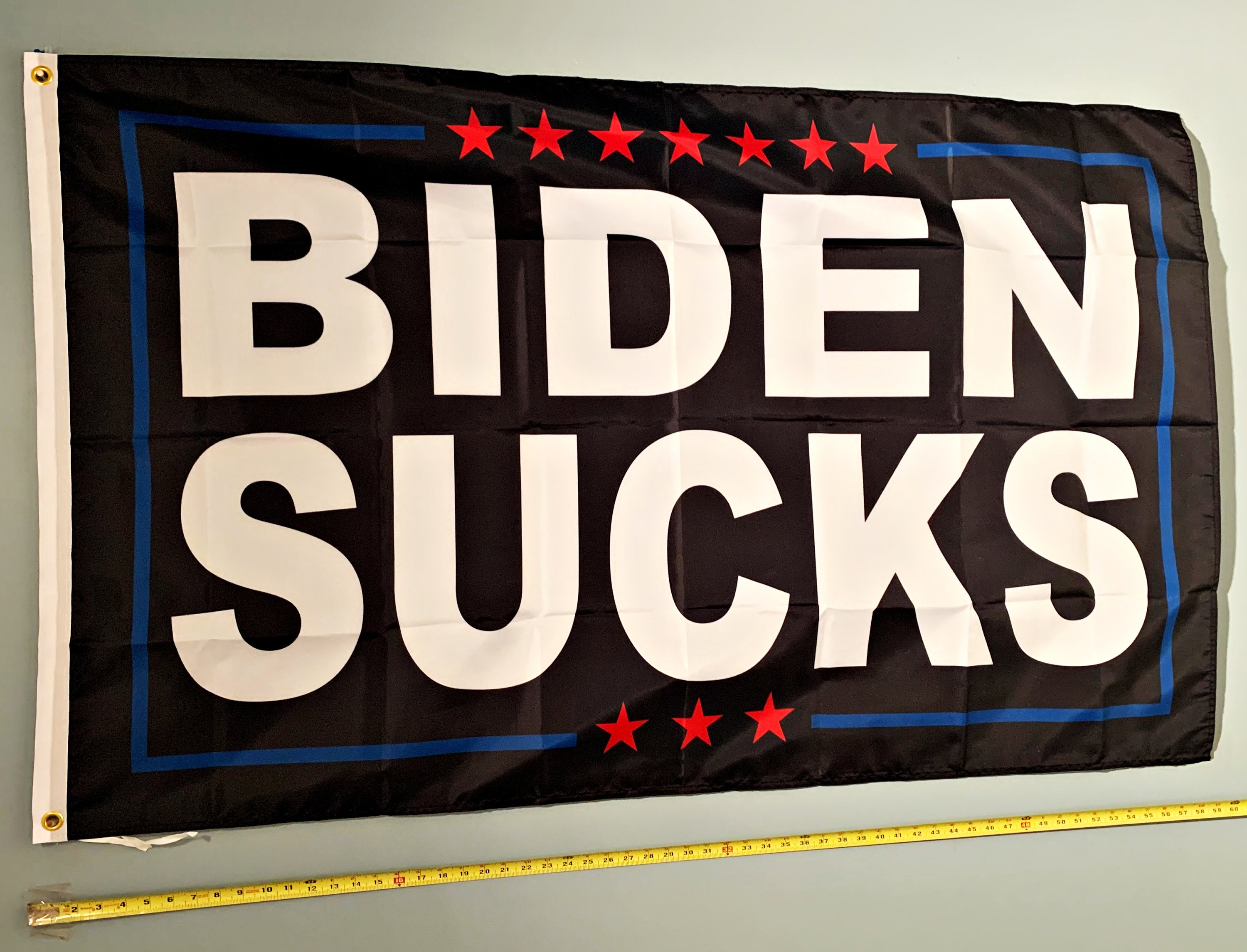 Donald Trump Flag FREE SHIPPING Don Jr Ivanka 2024 Biden Sucks - Etsy