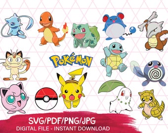 Pokemon Logo Svg Etsy