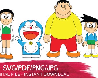 Doraemon Birthday Etsy Doraemon Birthday Etsy