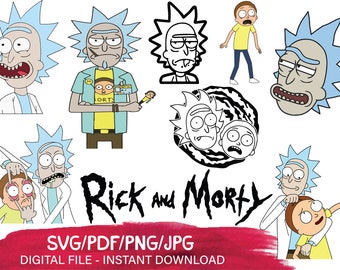 Download Rick And Morty Svg Etsy
