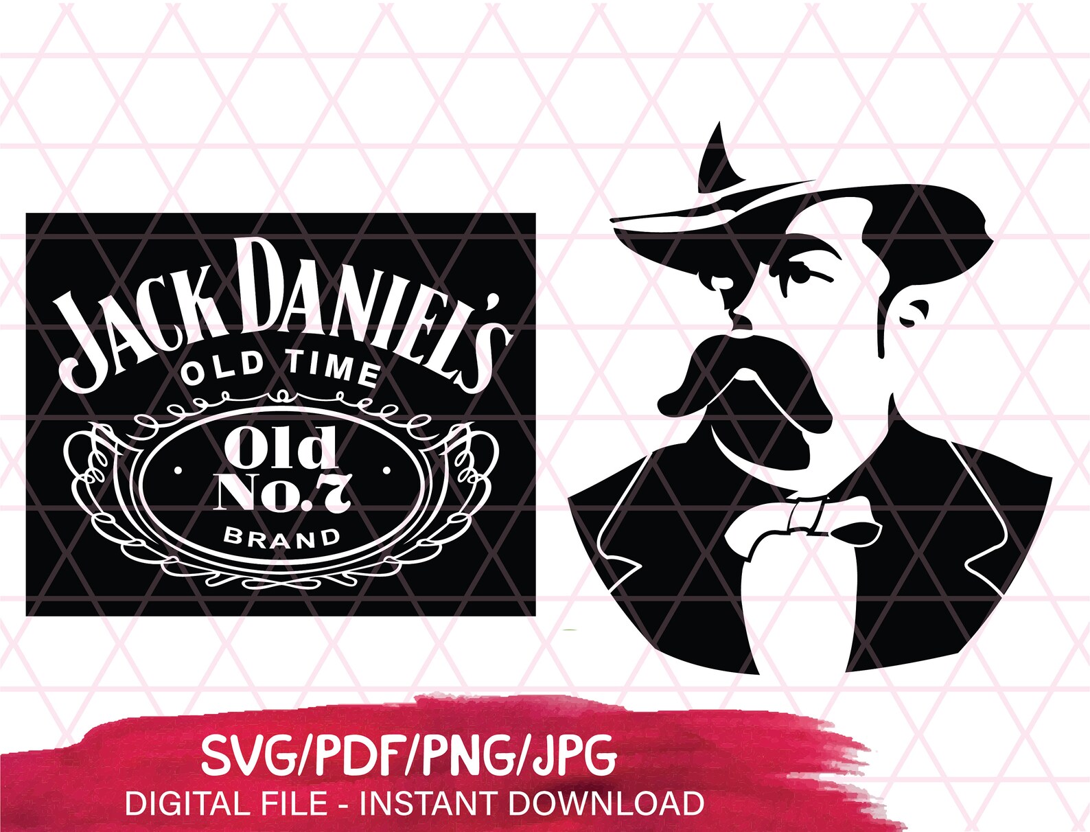 Jack daniels svg Jack daniels logo Jack daniel's svg Etsy