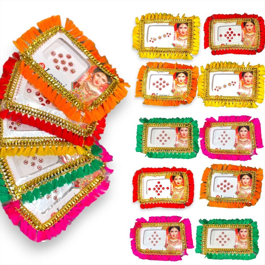 Lot of Bindi Favor, Indian Wedding Favors, Bridal Shower Favor, Haldi Favors, Indian Favors