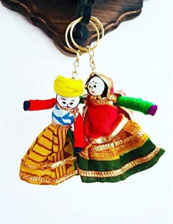 5 Pair Key Chain Puppet Keychain Puppets Decor Diwali Etsy